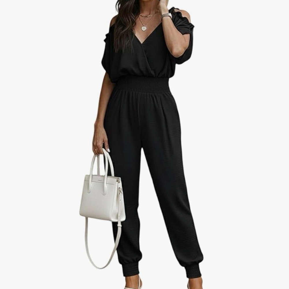Elegant Black Women's Jumpsuit